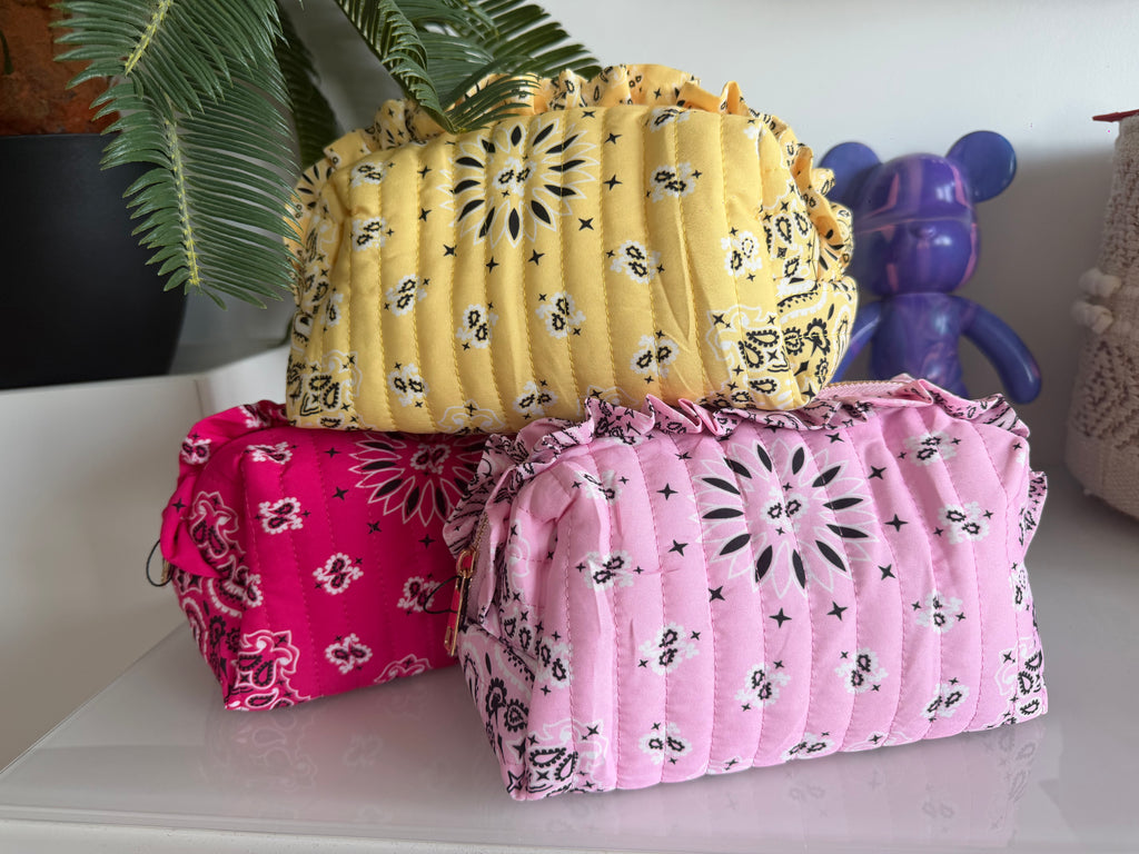 Pochette / Trousse Bandana Lola – Matelassée + de coloris 🎨