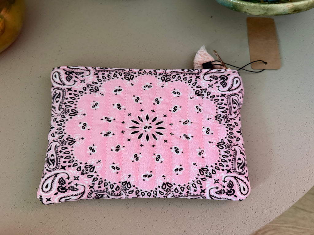 Pochette Amour Bandana – 100 % Coton Matelassée