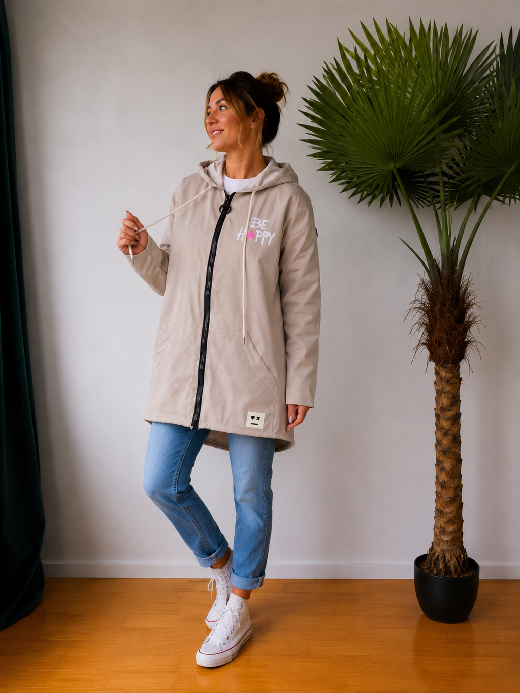Parka Smile Mood - Parka légère coupe-vent femme