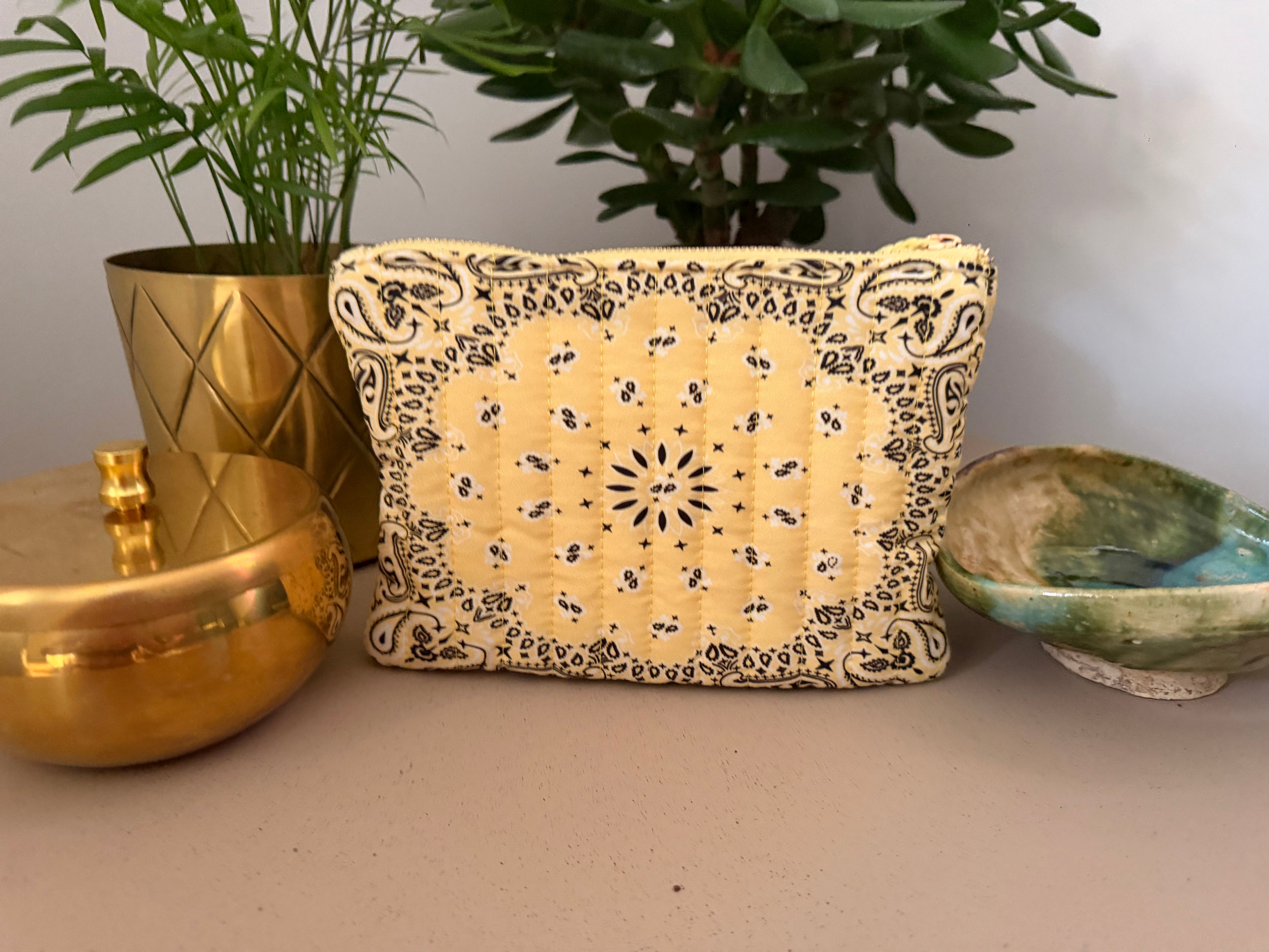 Pochette Amour Bandana – 100 % Coton Matelassée
