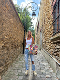 Sac Cabas Ibiza Sunset en Crochet Multicolore