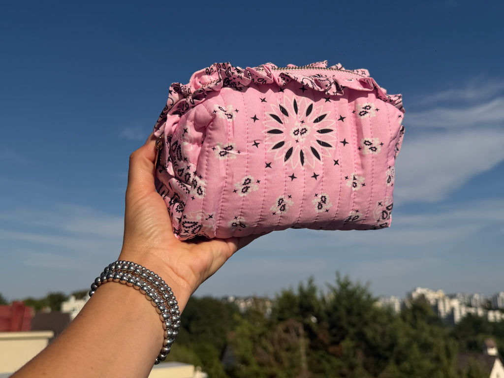 Pochette / Trousse Bandana Lola – Matelassée + de coloris 🎨